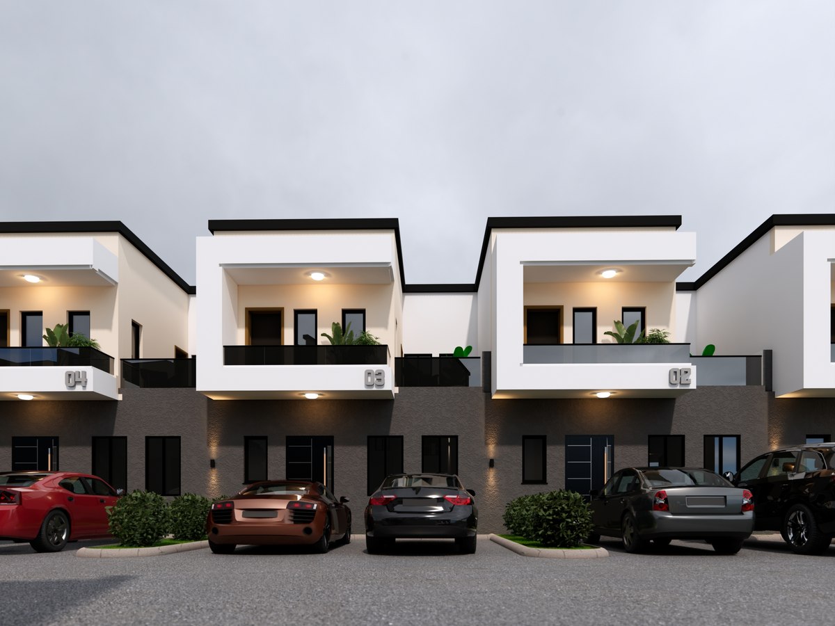 Five-Unit Balcony Terrace