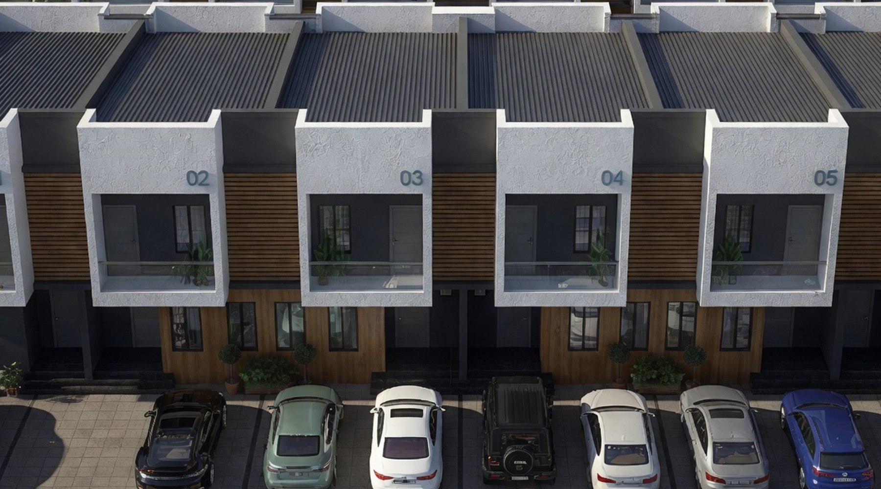 Thirteen-Unit Terrace